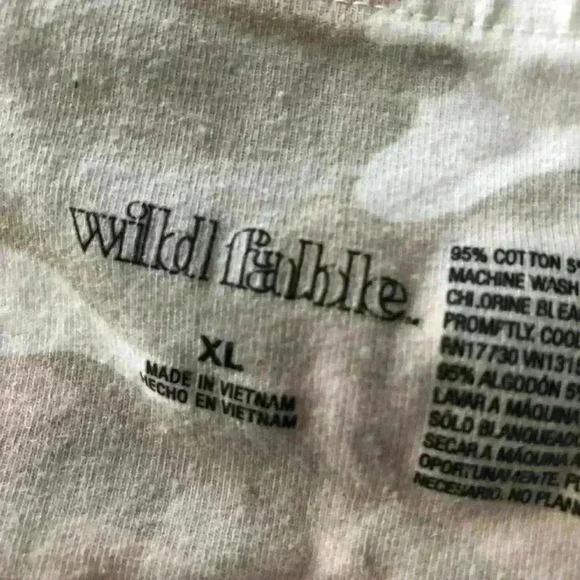 wild fable light cream camo legging shorts gym shorts women large - Picture 5 of 5